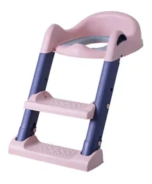 Eazy Kids Step Stool Foldable Potty Trainer Seat - Pink