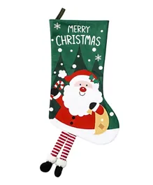 Brain Giggles Classic Long Leg Style Christmas Stocking - Santa