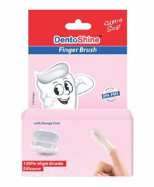 DentoShine Ultra Soft Finger Brush - Pink