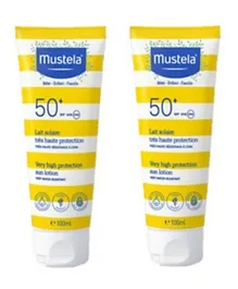 Mustela Sun Protection Lotion SPF 50+ - 100mL Pack of 2