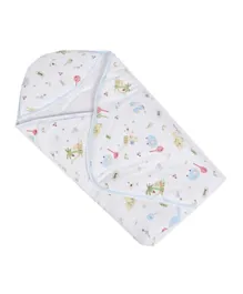 Cradle Togs Baby Dino Wrapper - Blue