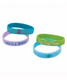 Party Centre Disney Tinker Bell Rubber Bracelet Favors - 4 Pieces