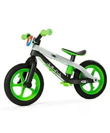 Chillafish Bmxie-rs BMX Balance Bike With Airless Rubber Skin - Green