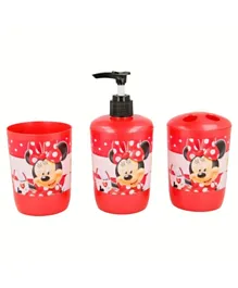 Disney Minnie Mad About Shopping Bathroom Set - 3 Pieces