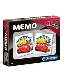 Clementoni Memo Pocket Cars 3 Card Board Game - 2 Players