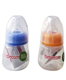 Bebecom Standard Neck PP Bottle Pack of 1(Colours May Vary) - 60 ml