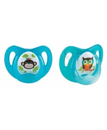 Nuby Comfort Ortho Soother Pacifier  From Pack of 2 - Aqua