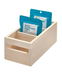 Interdesign Wood Handled Packet Organizer - Brown