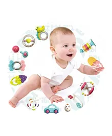 IBI-IRN Baby Handbell Rattles Toy - 12 Pieces