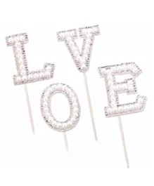 Italo Love Cake Topper With Stones And Beads