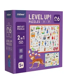 Mideer Level Up Level 6 Artist Series 2 Pack Puzzle - 334 Pieces