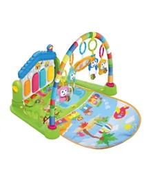 Huanger Baby Play Gym Mat Piano Fitness Rack - Multicolor