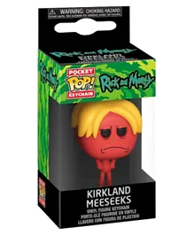Funko Pocket Pop! Keychain Rick and Morty Kirkland Meeseeks Action Figure - Multicolour
