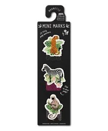 IF Magnetic Mini Marks - Animals Bookmark, High-Quality Card, Firm Magnets, Perfect Fit, Ideal for Book Lovers, Age 5+