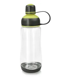 Fissman Plastic Water Bottle Green & Black - 600mL