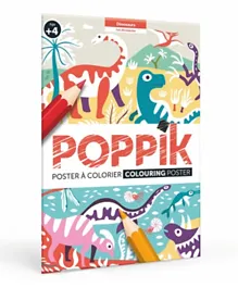 Poppik Dinosaurs Giant Colouring Sheet