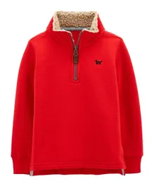 Carter's Cat Sweater - Red