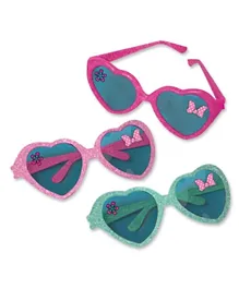 Party Centre Minnie Mouse Glitter Heart Glasses - Pack of 6