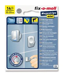 Fix-O-Moll Mega-strips Mini Max Load - White