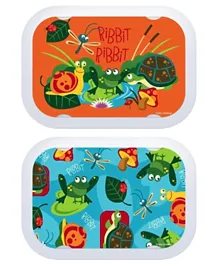 Yubo Peace Face Plate Set Multicolour - 2 Pieces