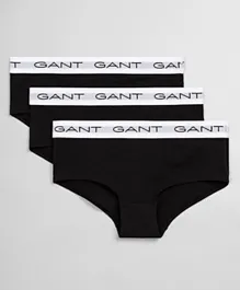 Gant 3 Pack Briefs - Black