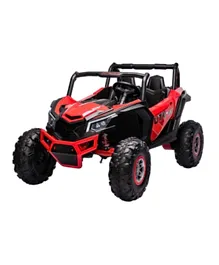 Megastar Ride-On Rechargeable Giant Goblin Jeep With Remote Controller - Red
