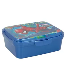 Marvel Spider Man Graffiti Sandwich Box - Blue