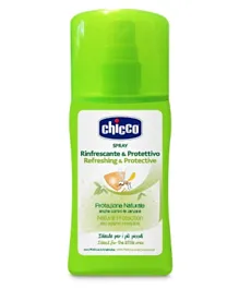 Chicco Spray Refreshing Protective Mosquito Repellent - 100 ml