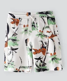 Jam All Over Dinosaurs Printed Shorts - Multi Color