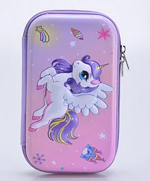 Eazy Kids XL Unicorn Pencil Case - Pink