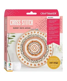 Hinkler Craft Maker Cross Stitch Kit - Sunny Days Ahead