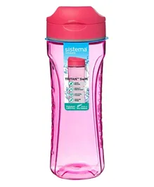 Sistema Tritan Swift Water Bottle Pink - 600mL