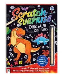 Hinkler Scratch Surprise Dinosaur Discovery Art Set