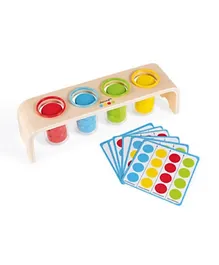 لعبة التعليم المبكر لتصنيف الألوان الأساسية من جانود - خشبية