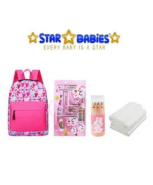 Star Babies Back to School Combo Set Pink - 16 Inches