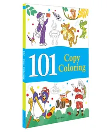 101 Copy Colouring - English