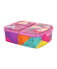 Disney Multi Compartment Sandwich Box Princess Bright & Bold