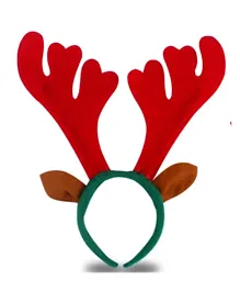 Party Propz Christmas Reindeer Antlers Headband - Red