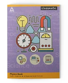 Classmate Physics Notebook - Pack of 6
