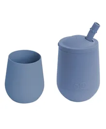 EZPZ Tiny & Mini Straw Training Cup - Indigo