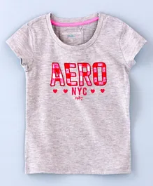 Aeropostale NYC Graphic T-Shirt - Grey