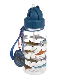 زجاجة ماء للأطفال ريكس لندن بتصميم القروش - 500 مل