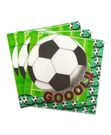 Italo Goool Football Theme Party Napkins - 3 Pieces