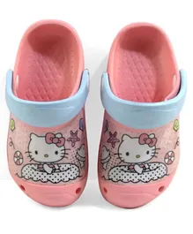 Hello Kitty Themed Girls Clogs - Pink
