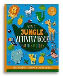 Jungle Activity Book With Stickers - English