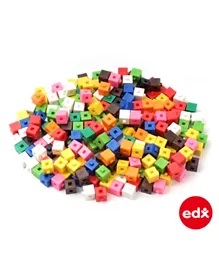 Edx Education 1 cm Interlocking Cubes Multicolour - 1000 Pieces