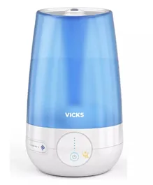 Vicks Cool Mist Ultrasonic Humidifier 4.5L 21 Watts VUL565E1 - Blue