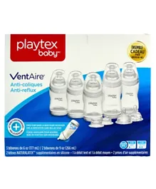 Playtex VentAire Feeding Bottle Set - 9 Pieces