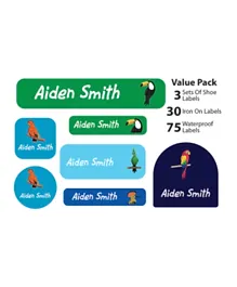 Ajooba My Labels Personalised Name Labels for Kids My Nursery Labels 001 - Pack of 108
