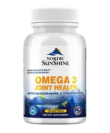 Nordic Sunshine Omega 3 Joint Health W/Gluco/Chndrotn 100 Softgels - 08348